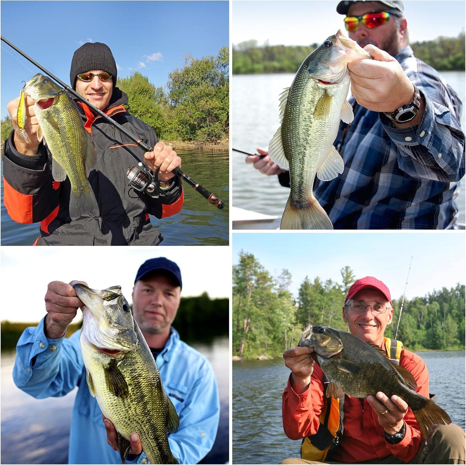 image:imagePLUSINNO Fishing Rod and Reel Combos Carbon Fiber Telescopic Fishing Pole Spinning Reel 12 1 Shielded Bearings Stainless Steel BBXFishing rodreelNo LuresLine