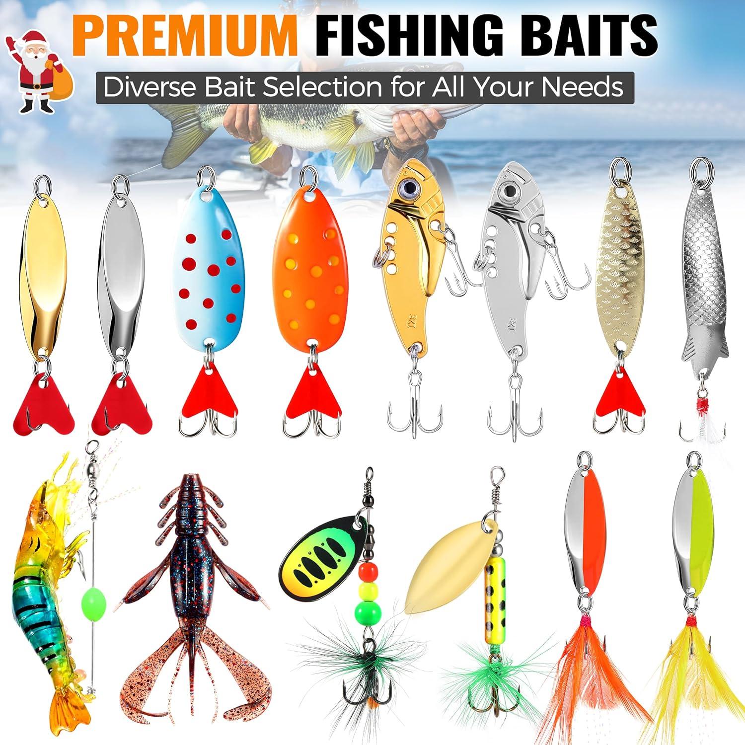 image:imagePLUSINNO Advent Calendar Fishing 2025 24 Days Fishing Lure Advent Calendar Fishing Tackle Christmas Countdown Advent Calendars Gifts for Adult Men Teen BoysFishing Advent Calendar 2025 not Box