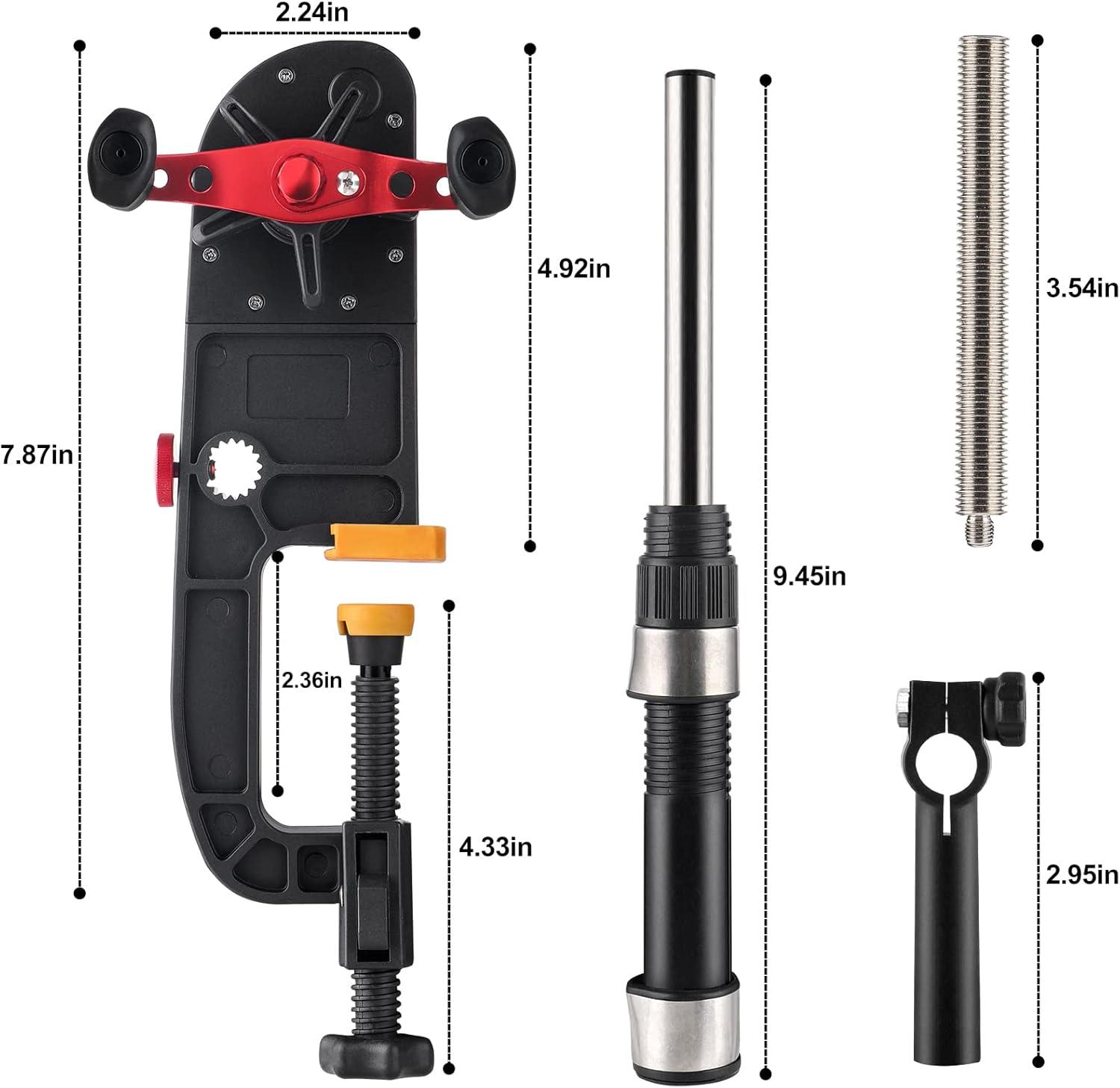 image:imagePLUSINNO Fishing Line Spooler Spooling Station System Machine Multifunction Baitcasting Reel Spooler Fishing Line Winder