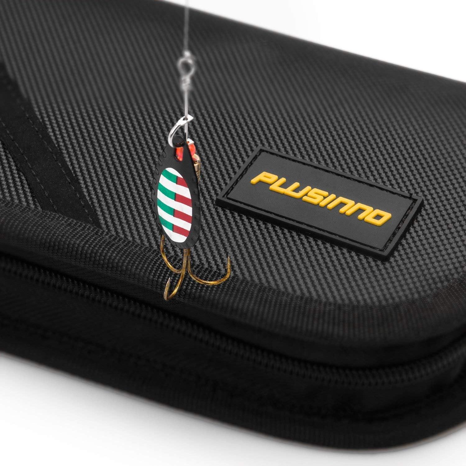image:imagePLUSINNO Fishing Lures Spinner baits for Bass 1632 pcs Spinner Lures Kit with Portable Carry Bag Hard Metal Spinner Baits for Troutmulticolor