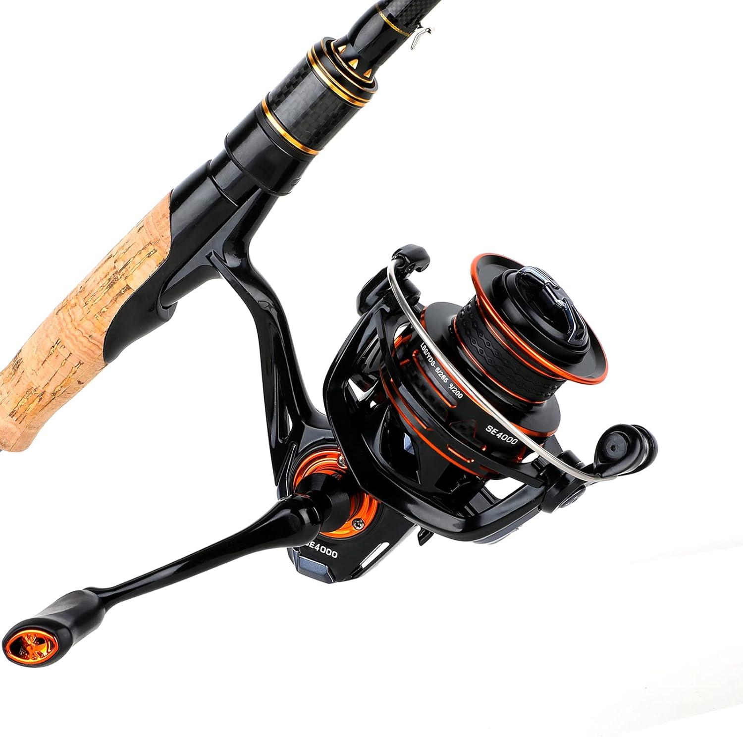 image:imagePLUSINNO Fishing Reel 511571 High Speed Spinning Reel Premium Drag System with 2230 LB Max Drag 91BB Lightweight Ultra Smooth Spinning Reels for Freshwater and Saltwater Fishing