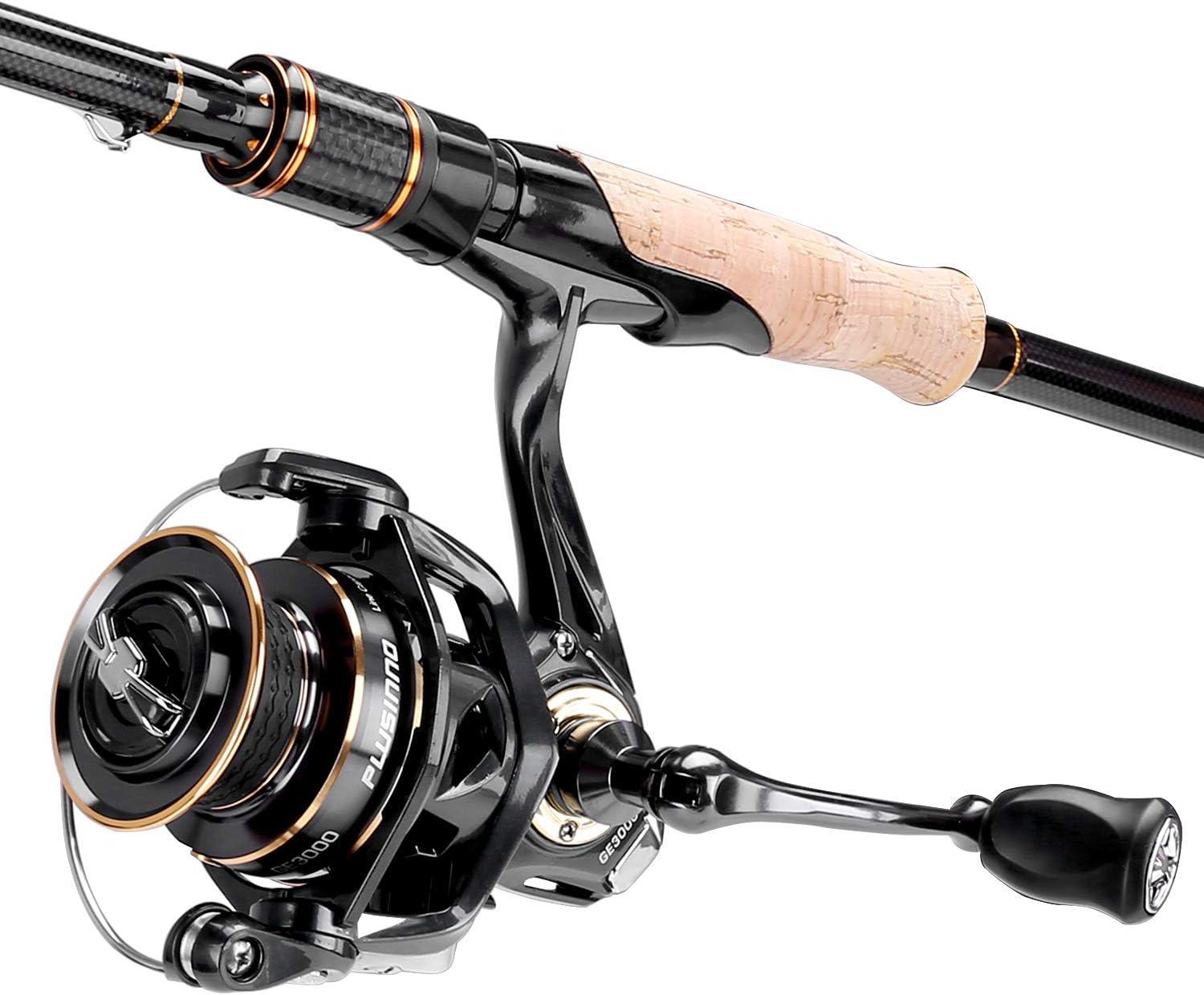 image:imagePLUSINNO Fishing Reel 571 High Speed Spinning Reel9 1BBPremium Drag System with1722 LB Max DragUltra Smooth Powerful Lightweight Graphite Frame CNC Aluminum Spool for Saltwater Freshwater