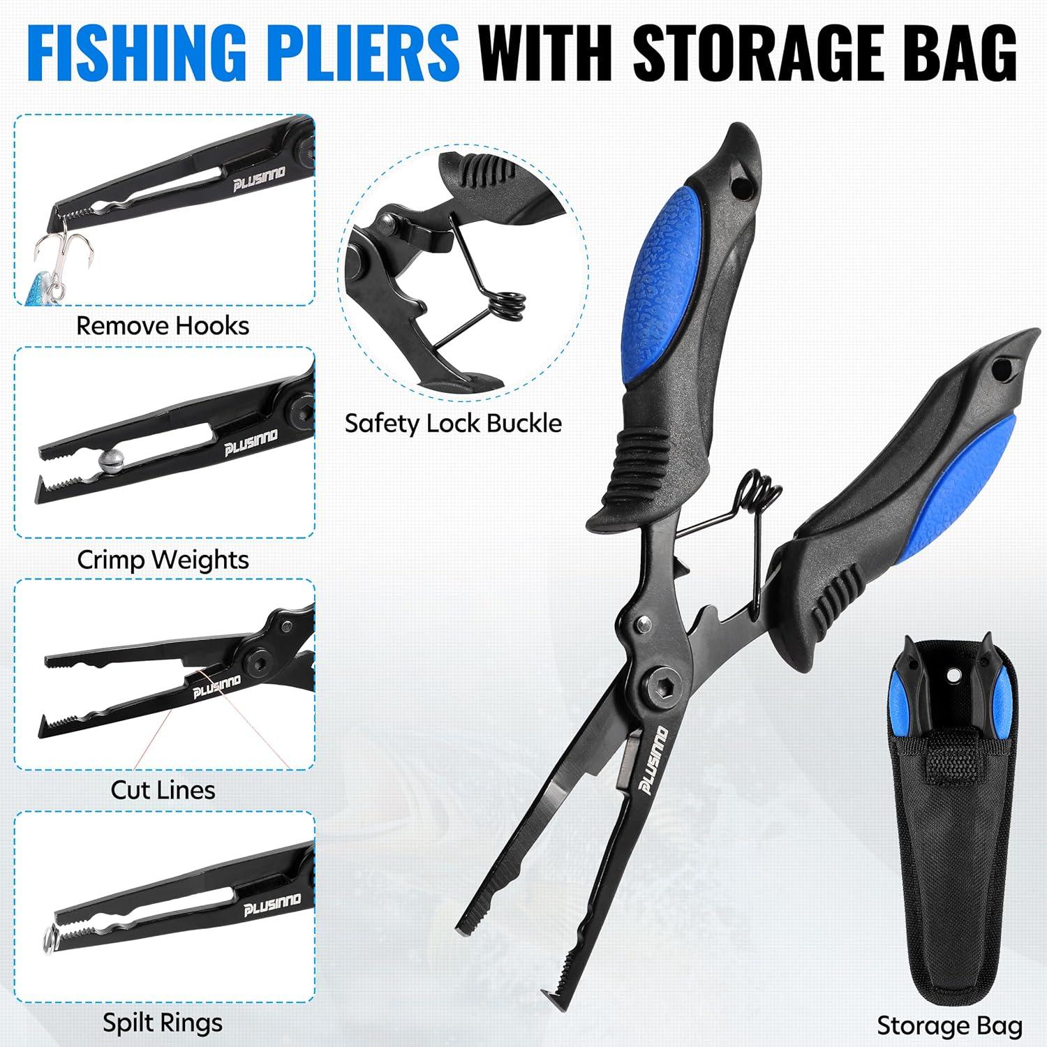 image:imagePLUSINNO Floating Fishing Net with Telescoping Handle Carbon Fiber Ultralight Long Fish Net Collapsible Landing Net 656786Ft Fishing Gear Kayak Accessories for Bass Trout Salmon656 FT 20M Full Length with Tool Kit