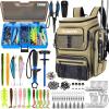 Kahki Backpack With Fishing Gear