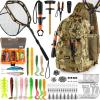 Fishing Backpack with fishing net (orange)