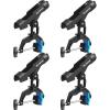 image:imagePLUSINNO Fishing Rod Holders Upgraded Fishing Rod Holder for Boat Stable Dual Vshaped Design Enlarge Clamp Up to 394 Inch Fit for RoundSquare Tube Flat Surface 360 Degree Adjustable Rod Holder