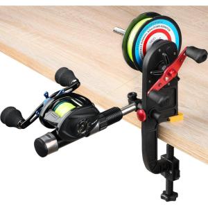PLUSINNO Fishing Line Spooler Spooling Station System Machine Multifunction Baitcasting Reel Spooler Fishing Line Winder