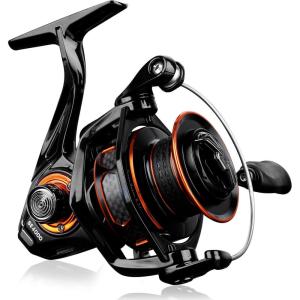 PLUSINNO Fishing Reel – 5.1:1-5.7:1 High Speed Spinning Reel, Premium Drag System with 22-30 LB Max Drag, 9+1BB, Lightweight Ultra Smooth Spinning Reels for Freshwater and Saltwater Fishing