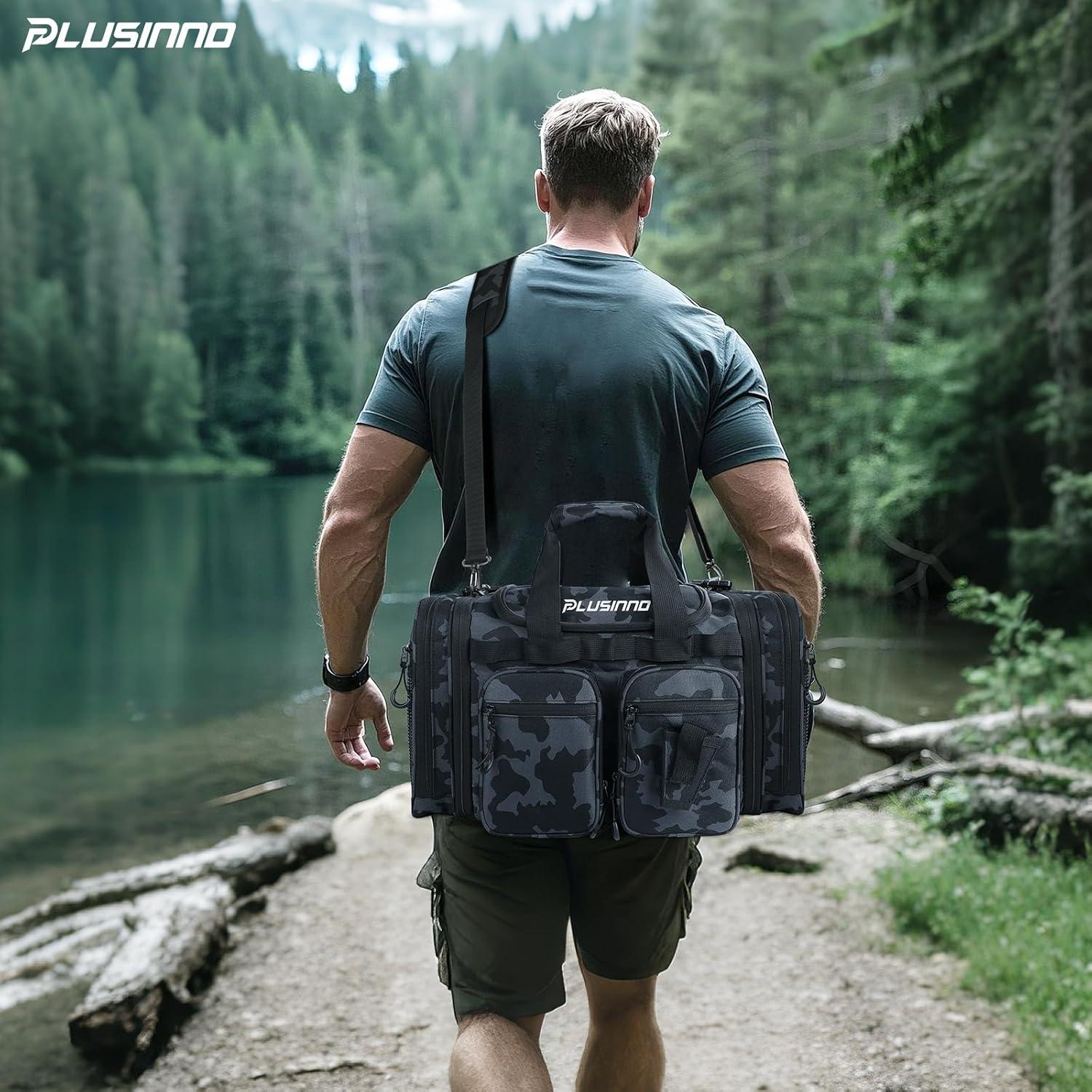 image:imagePLUSINNO Travelling bag Allpurpose carrying bags for use by campersWaterproof amp Travelling bag OutdoorReadGet Two Bags in One