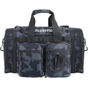 PLUSINNO Travelling bag All-purpose carrying bags for use by campers,Waterproof & Travelling bag Outdoor-Read,Get Two Bags in One