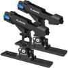image:imagePLUSINNO Kayak Fishing Rod Holder with Tracks 2 in 1 Fishing Rod Holders for Boat Kayak Accessories Fishing Pole Holders for Track Mount  Deck Mount with Fishing Rod Protective Strap Kayak Rail
