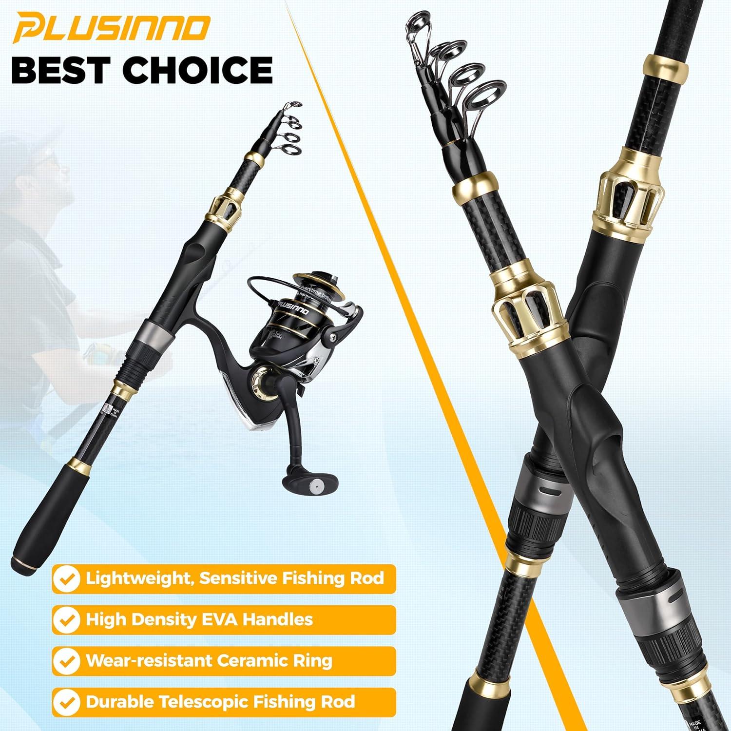 image:imagePLUSINNO Fishing Backpack Fishing Bag Waterproof Fishing Sling Tackle Bag For Fishing Gear With Rod Holder Fishing Gifts for Menkhaki Backpack with fishing gear