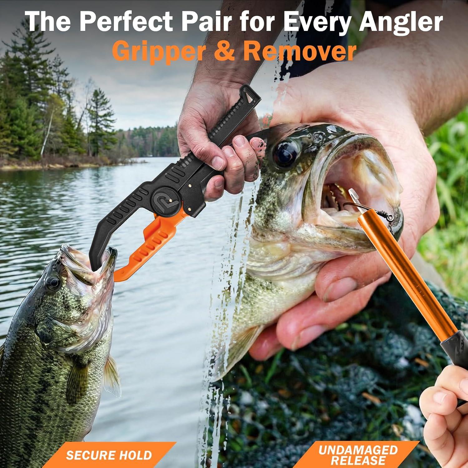 image:imagePLUSINNO Fishing Gear Fishing Backpack with Tackle Box Waterproof tackle Backpack with Rod Holders Lures Tools Pliers amp Accessories Fish Gifts for MenKhaki Fishing Backpack With Fishing Kit