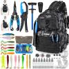 Camo Fishing Backpack With Fishing Kit