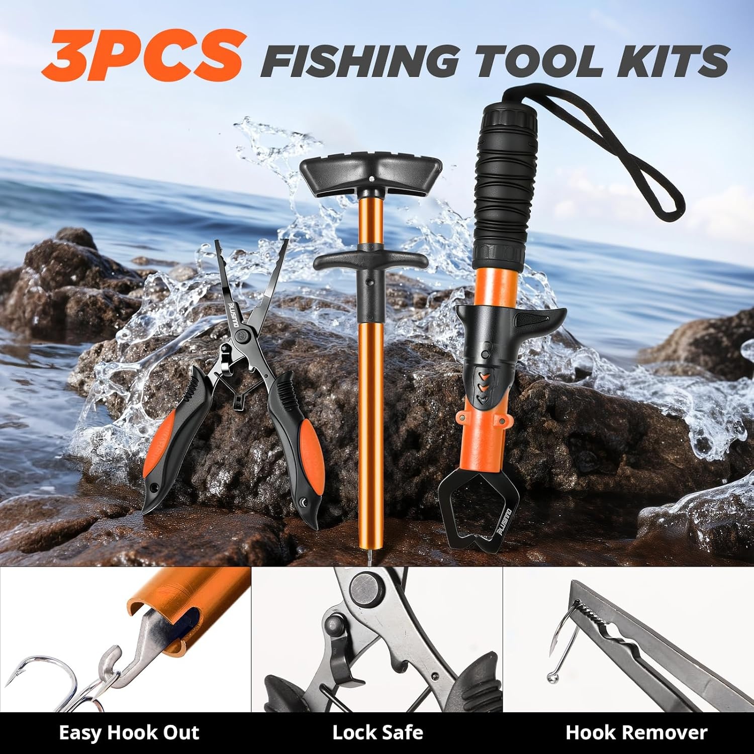 image:imagePLUSINNO Fishing GearFishing Backpack with Floating Fishing NetTackle BoxesWaterproof Fishing Tackle BagFishing Gifts for MenKhaki Camo