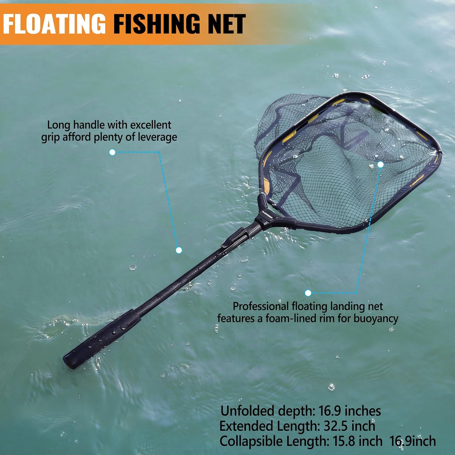 image:imagePLUSINNO Fishing GearFishing Backpack with Floating Fishing NetTackle BoxesWaterproof Fishing Tackle BagFishing Gifts for MenKhaki Camo Backpack With Fishing Net