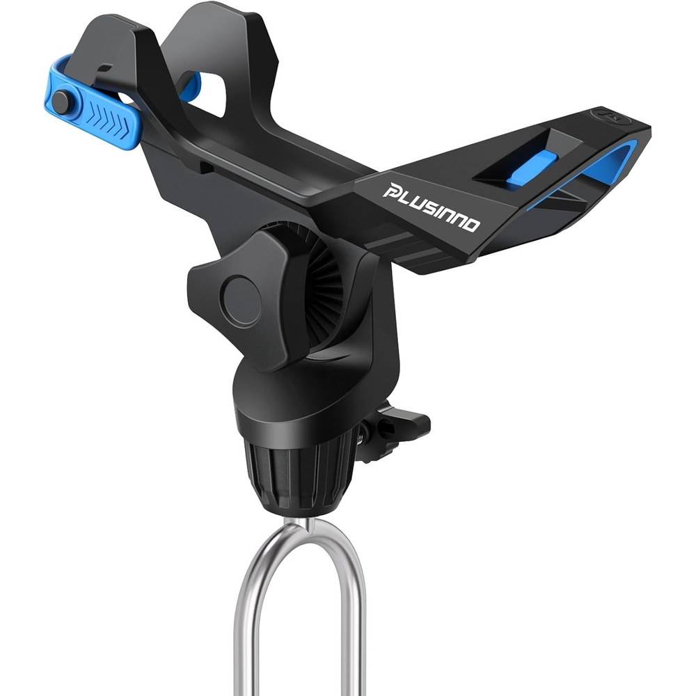 image:imagePLUSINNO 124 Pack Fishing Rod Holder for Ground Upgraded Rod Holders for Bank Fishing 360 Degree Adjustable Fishing Rod Holder Equipment Fishing Gear Fishing Gifts for MenRod Holder1 Pack